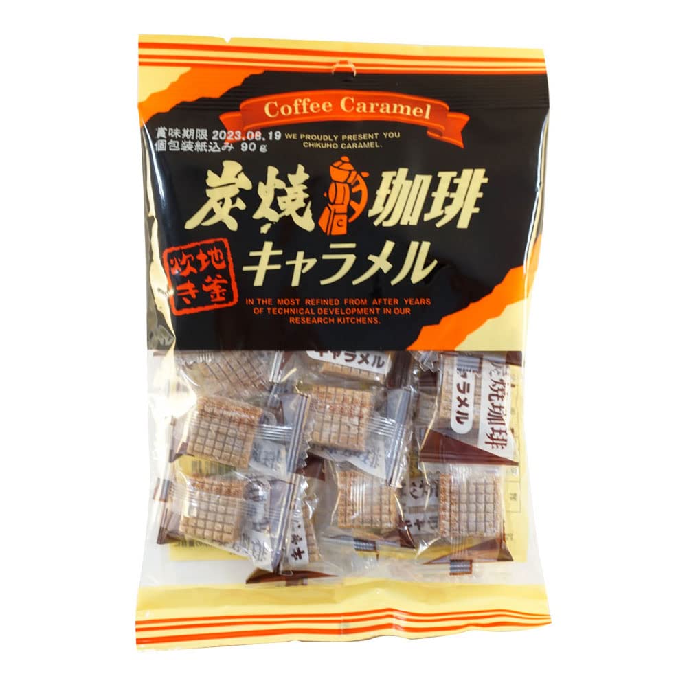 Amazon | 筑豊製菓 炭焼珈琲キャラメル 90g×10袋 | 筑豊製菓 | ミント